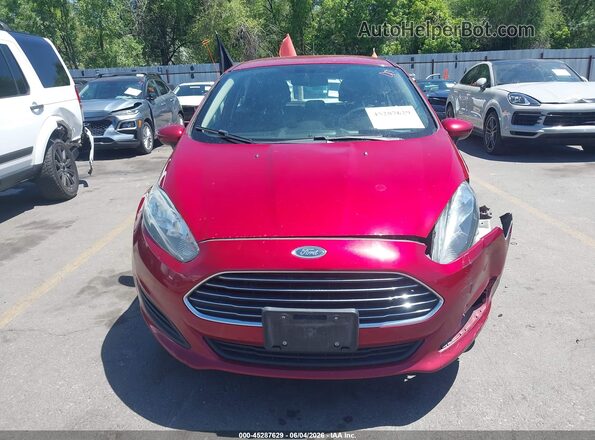 3FADP4EJ5HM113088 2017 FORD FIESTA Красный Вид щитка приборов
