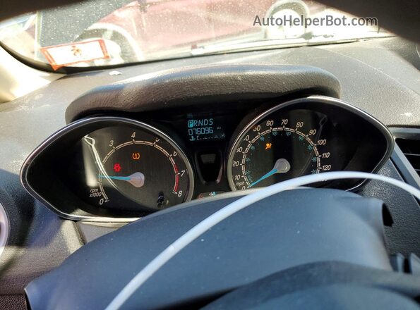 3FADP4EJ5HM119117 2017 FORD FIESTA Black Instrument cluster view