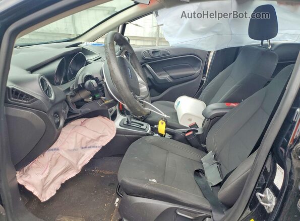 3FADP4EJ5HM119117 2017 FORD FIESTA Black Front interior view