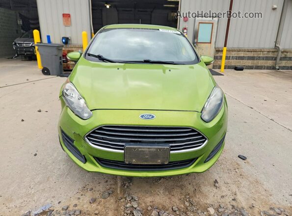 3FADP4EJ5JM142001 2018 FORD FIESTA Green Front view