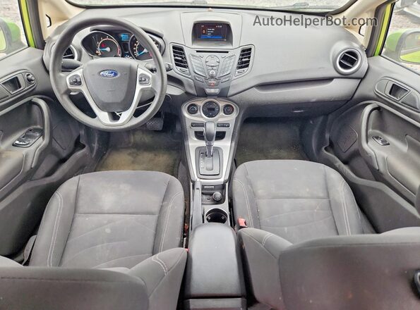 3FADP4EJ5JM142001 2018 FORD FIESTA Green Dashboard view