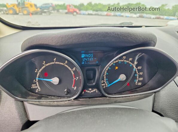 3FADP4EJ5JM142001 2018 FORD FIESTA Green Instrument cluster view