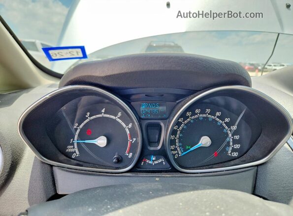 3FADP4EJ5KM147202 2019 FORD FIESTA Silver Widok zestawu wskaźników