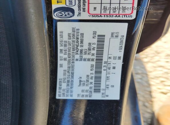 3FADP4EJ6HM161618 2017 FORD FIESTA Black Вид підкапотного простору