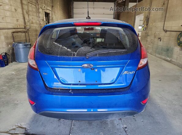 3FADP4EJ6JM146896 2018 FORD FIESTA Blue Հետևի տեսք