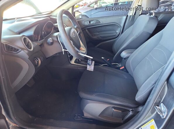 3FADP4EJ6KM141490 2019 FORD FIESTA Gray Вид салону спереду