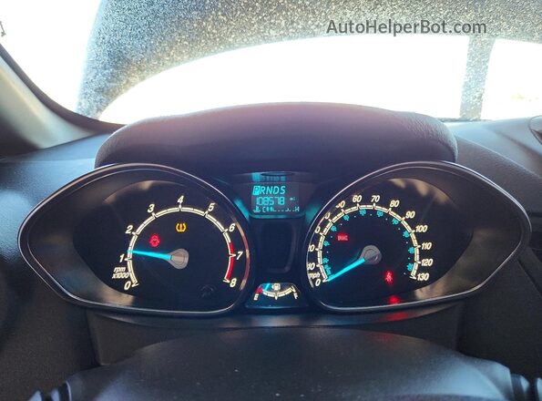 3FADP4EJ6KM141490 2019 FORD FIESTA Gray Вид щитка приладів
