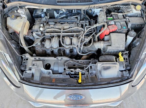 3FADP4EJ6KM141490 2019 FORD FIESTA Gray Вид задньої частини салону
