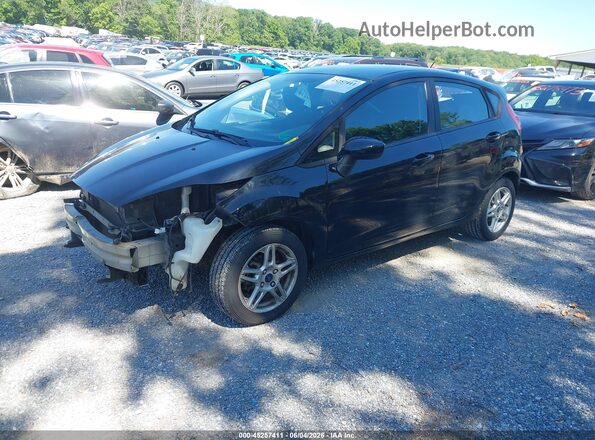 3FADP4EJ7JM106777 2018 FORD FIESTA Black Առջևի ձախ երեք քառորդ տեսարան