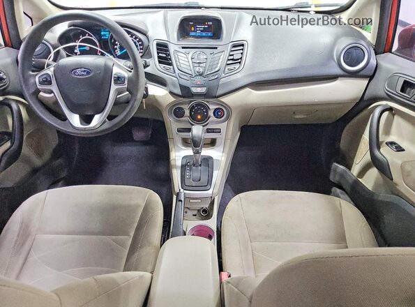 3FADP4EJ7JM136622 2018 FORD FIESTA Orange წინა პანელის ხედი