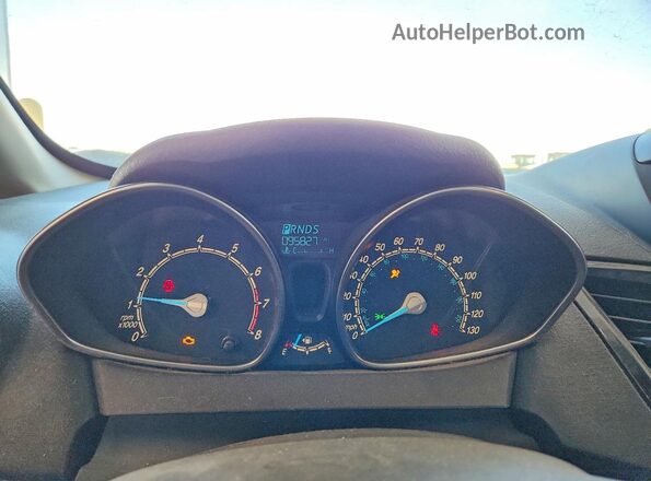 3FADP4EJ7KM112676 2019 FORD FIESTA Blue Вид щитка приладів