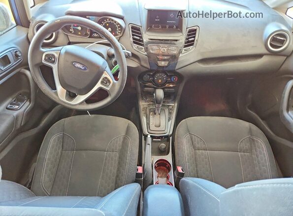 3FADP4EJ7KM112676 2019 FORD FIESTA Blue Вид панелі приладів