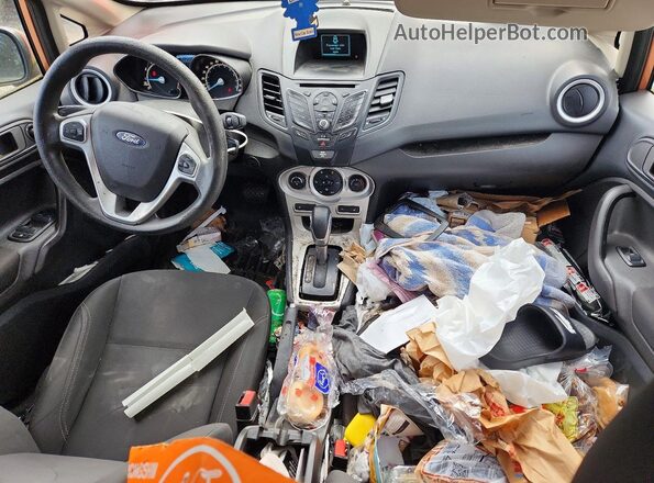 3FADP4EJ8HM100058 2017 FORD FIESTA Orange 