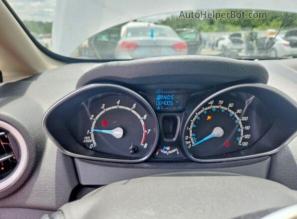 3FADP4EJ8KM120673 2019 FORD FIESTA White Instrument cluster view
