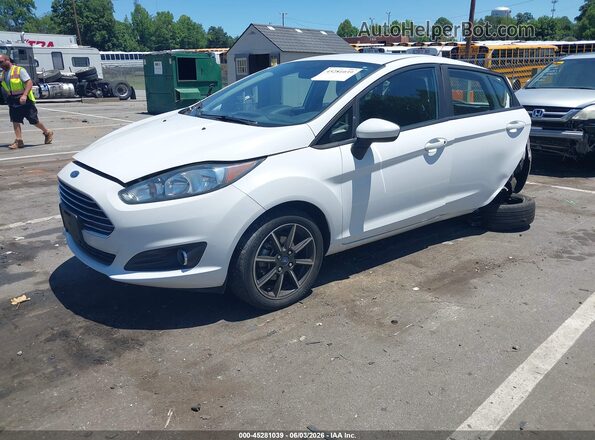 3FADP4EJ8KM144407 2019 FORD FIESTA White Przód lewy