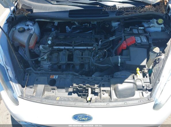 3FADP4EJ8KM144407 2019 FORD FIESTA White Widok z tyłu