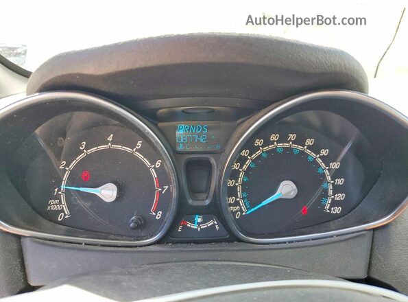 3FADP4EJ9GM159960 2016 FORD FIESTA Silver Widok zestawu wskaźników