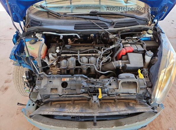 3FADP4EJXGM167906 2016 FORD FIESTA Синий Вид задней части салона