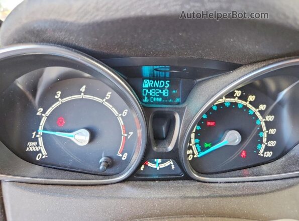 3FADP4EJXGM167906 2016 FORD FIESTA Синий Вид щитка приборов