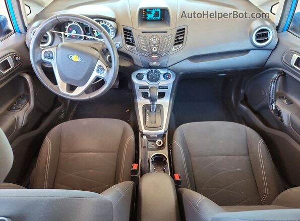 3FADP4EJXGM167906 2016 FORD FIESTA Синий Вид панели приборов