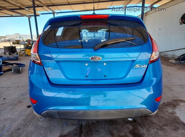 3FADP4EJXGM167906 2016 FORD FIESTA Синий Вид сзади