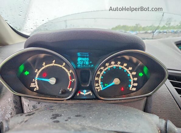 3FADP4EJXHM125429 2017 FORD FIESTA Silver Instrument cluster view