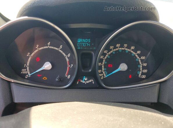 3FADP4EJXHM162190 2017 FORD FIESTA Blue Vista del cuadro de instrumentos