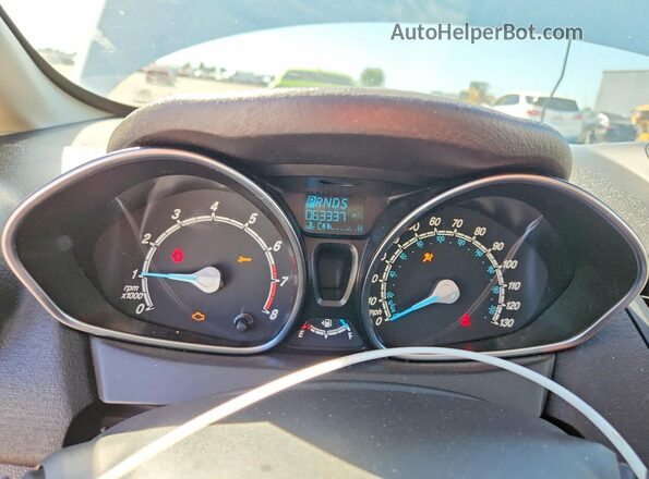 3FADP4EJXJM114520 2018 FORD FIESTA Белый Вид щитка приборов