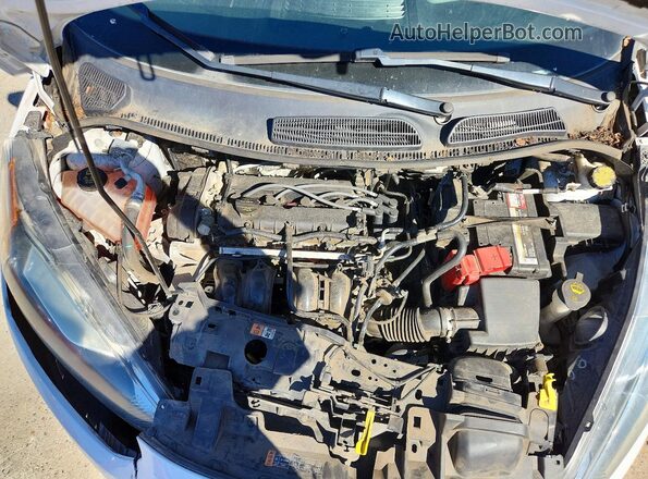 3FADP4EJXJM114520 2018 FORD FIESTA Белый Вид задней части салона