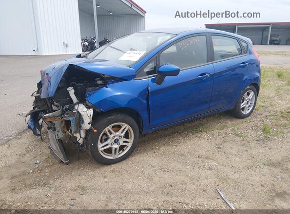 3FADP4EJXJM131995 2018 FORD FIESTA Blue წინა მარცხენა ხედი სამი მეოთხედიდან