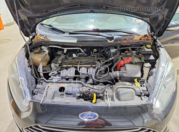 3FADP4EJXJM133326 2018 FORD FIESTA Black Սալոնի հետևի տեսք