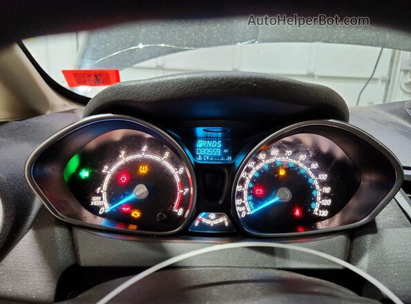 3FADP4EJXJM133326 2018 FORD FIESTA Black Սարքավորումների վահանակի տեսք