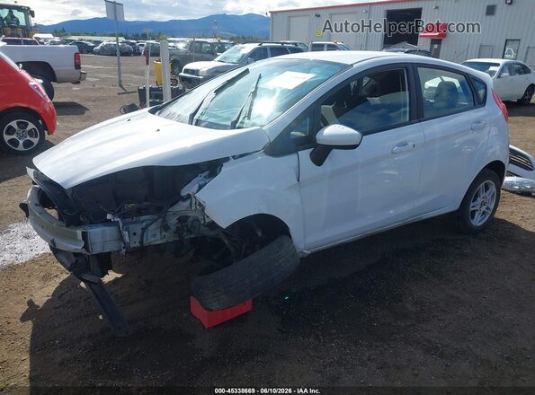 3FADP4EJXKM142612 2019 FORD FIESTA Белый Передняя левая четверть