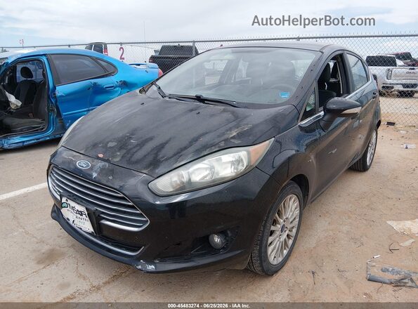 3FADP4FJ0GM204007 2016 FORD FIESTA Black Առջևի ձախ երեք քառորդ տեսարան