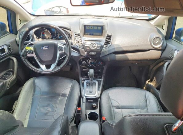 3FADP4FJ1JM139563 2018 FORD FIESTA Blue Առջևի վահանակի տեսք