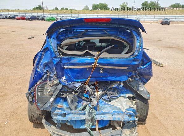 3FADP4FJ1JM139563 2018 FORD FIESTA Blue Հետևի տեսք