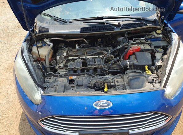 3FADP4FJ1JM139563 2018 FORD FIESTA Blue Սալոնի հետևի տեսք