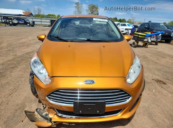 3FADP4FJ6GM194860 2016 FORD FIESTA Orange Front view