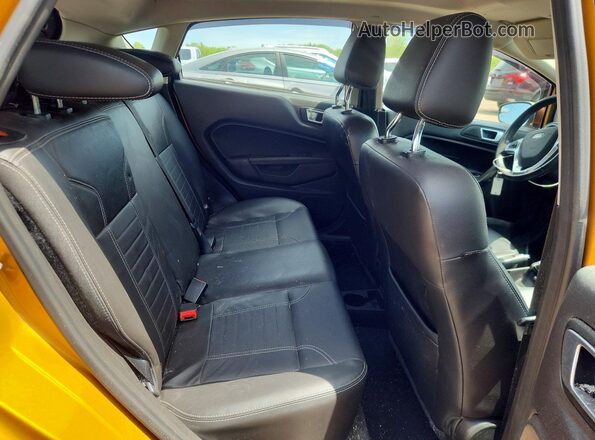3FADP4FJ6GM194860 2016 FORD FIESTA Orange Rear seats view