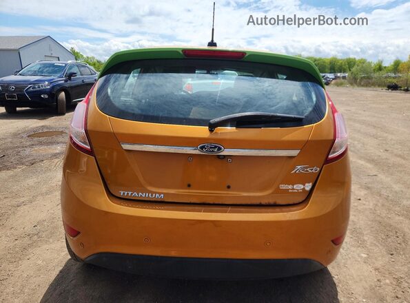3FADP4FJ6GM194860 2016 FORD FIESTA Orange Rear view