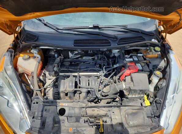 3FADP4FJ6GM194860 2016 FORD FIESTA Orange Rear interior view