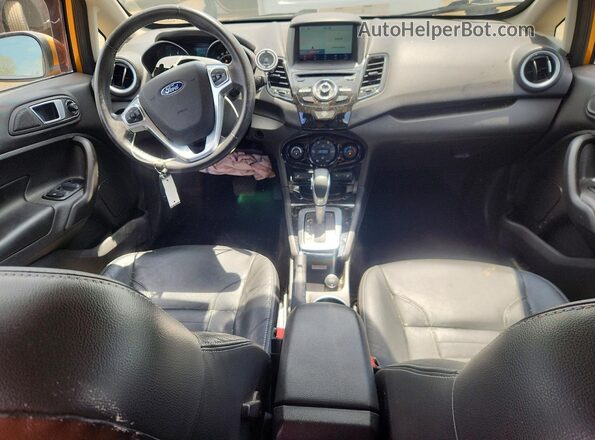 3FADP4FJ6GM194860 2016 FORD FIESTA Orange Dashboard view