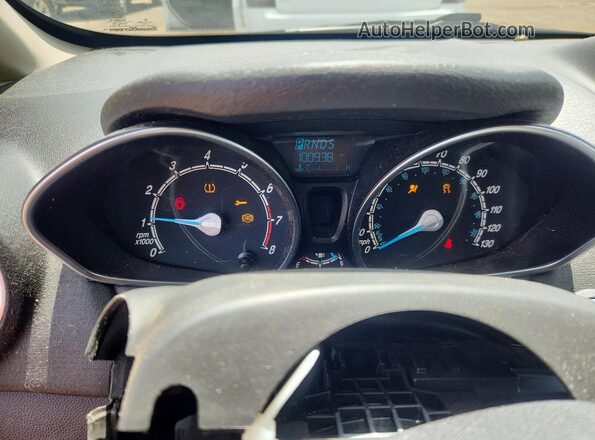 3FADP4FJ6GM194860 2016 FORD FIESTA Orange Instrument cluster view