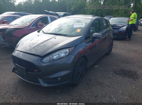 3FADP4GX0HM152947 2017 FORD FIESTA Gray Przód lewy