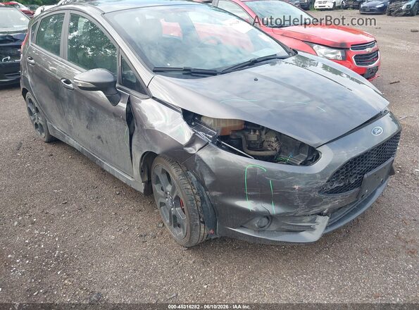 3FADP4GX0HM152947 2017 FORD FIESTA Gray Widok z przodu