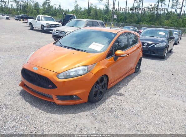 3FADP4GX1HM116913 2017 FORD FIESTA Оранжевый Передняя левая четверть