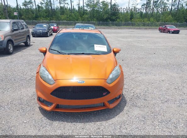 3FADP4GX1HM116913 2017 FORD FIESTA Оранжевый Вид панели приборов