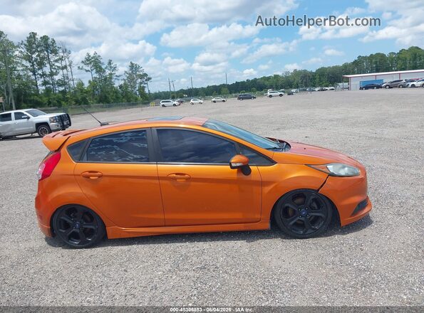 3FADP4GX1HM116913 2017 FORD FIESTA Оранжевый Вид щитка приборов