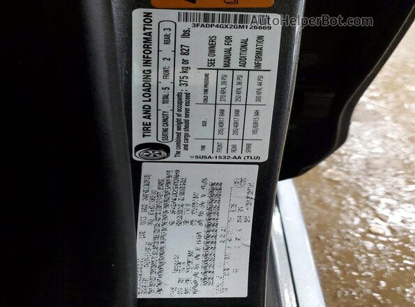 3FADP4GX2GM126669 2016 FORD FIESTA Gray ძრავის განყოფილების ხედი