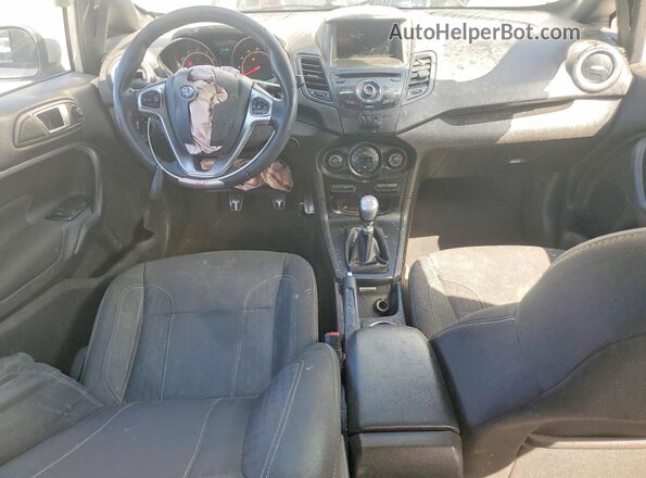 3FADP4GX2KM131766 2019 FORD FIESTA White Widok deski rozdzielczej